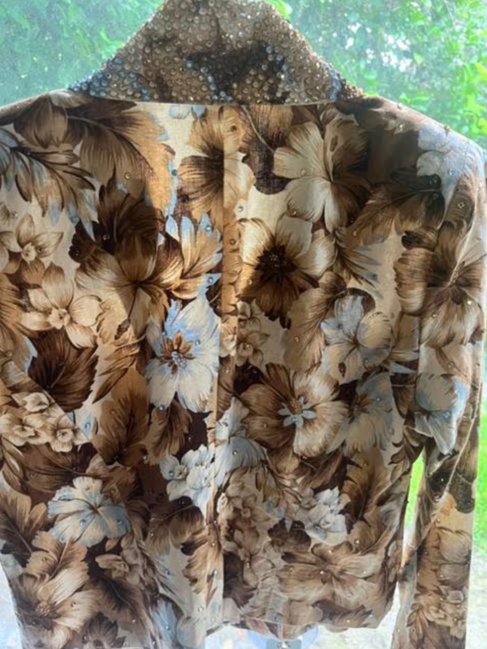 Vintage 80s Cowgirl Custom Made Blouse - Picture 3 of 5